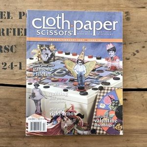 Cloth Paper Scissors - Collage - Mixed Media - Artistic Magazine Jan/Feb 2007